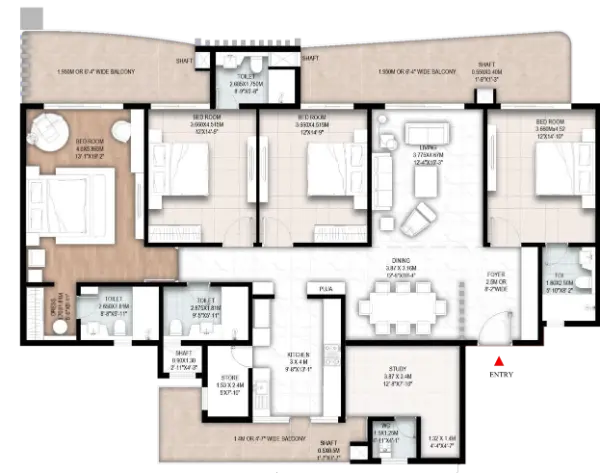 4BHK Unit 1